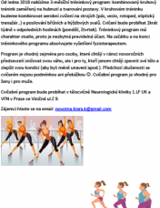Nový cvičební program pro osoby s RS